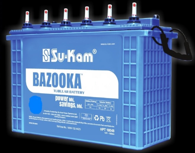 Su-Kam tubular inverter battery lineup for MSME manufacturing
