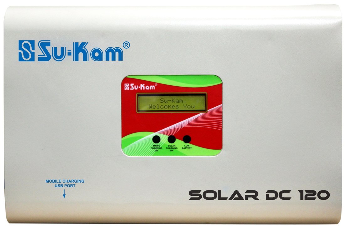 Su-Kam Solar DC 120 wall-box unit for home and office DC retrofit