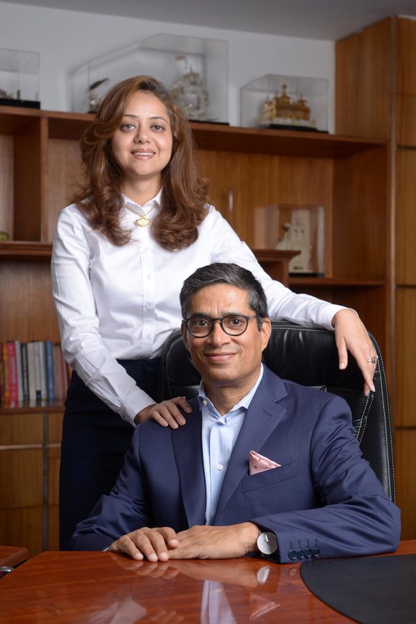 Kunwer with Khushboo Sachdev, founder of Su-vastika